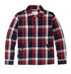 Filson - Deer Island Ranch Coat - Navy/Red Multi Plaid