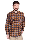 Filson - Field Flannel Shirt - Amber Rust/Gray