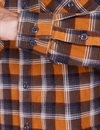 Filson - Field Flannel Shirt - Amber Rust/Gray