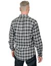 Filson - Lightweight Alaskan Guide Shirt - Gray Heather/Black/Yellow