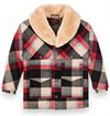 Filson - Lined Wool Packer Coat - Red / Cream / Blue Plaid