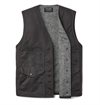 Filson - Mackinaw Wool Lined Tin Cloth Vest - Cinder