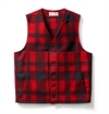 Filson---Mackinaw-Wool-Vest---Red-Black