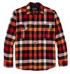 Filson - Northwest Wool Shirt - Adrenaline Red/Flame Check