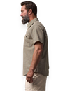 Filson - Short Sleeve Chambray Shirt - Coffee / Natural