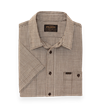 Filson - Short Sleeve Chambray Shirt - Coffee / Natural