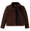 Filson - Spokane Insulated Short Wool Cruiser Jacket - Merlot / Black Plaid