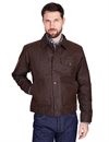 Filson - Tin Cloth Short Lined Cruiser Jacket - Dark Brown