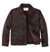 Filson - Tin Cloth Short Lined Cruiser Jacket - Dark Brown