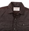 Filson - Tin Cloth Short Lined Cruiser Jacket - Dark Brown