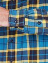 Filson - Vintage Flannel Work Shirt - Blue Ash/Gold Plaid