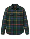 Filson - Vintage Flannel Work Shirt - Green / Navy Plaid