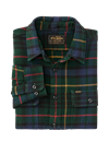 Filson - Vintage Flannel Work Shirt - Green / Navy Plaid