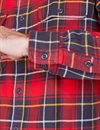 Filson---Vintage-Flannel-Work-Shirt---Red-Charcoal-Plaid-123