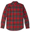 Filson - Vintage Flannel Work Shirt - Red/Charcoal Plaid