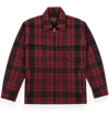 Filson - Wool Cruiser Jac-Shirt - Burgundy/Black Plaid