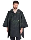 Filson X Housefly - Rain Poncho Plainweave Warp Stretch - Dark Green Tie Dye