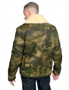 Fleurs De Bagne - Discipline Wax Jacket Sheep Collar - Camo