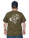 Fleurs De Bagne - ´Je Ne Regrette Rien´ T-Shirt - Khaki