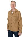 Fleurs De Bagne - The 50´s Wool Overshirt - Camel