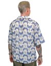 Fleurs De Bagne - The Hawaian Shirt Japanese Stamp - Blue