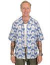Fleurs-De-Bagne---The-Hawaian-Shirt-Japanese-Stamp---Blue1123