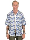 Fleurs De Bagne - The Hawaian Shirt Japanese Stamp - Blue