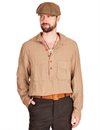 Fleurs De Bagne - The Tataouine Linen Shirt - Khaki 