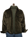 Fleurs de Bagne - Baroudeur Corduroy Overshirt - Khaki