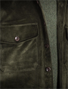 Fleurs de Bagne - Baroudeur Corduroy Overshirt - Khaki