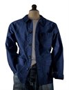 Fleurs de Bagne - Le Bourgeron Moleskine French Chore Coat Jacket - Prussian B