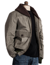 Fleurs de Bagne - The B-10 Aviator Jacket Ripstop - Khaki
