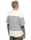 Fleurs de Bagne - The Marine Knitwear ´Toulon´ T-Shirt - Natural/Navy