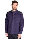 Fleurs de Bagne - The Oleron Overshirt Heavy Used Canvas - Indigo