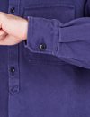 Fleurs de Bagne - The Oleron Overshirt Heavy Used Canvas - Indigo