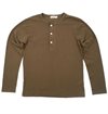 Freenote Cloth - 13 oz Long Sleeve Henley - Cedar
