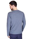 Freenote Cloth - 13oz Long Sleeve Henley - Faded Blue