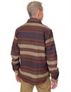 Freenote Cloth - Benson Classic Wool Overshirt - Brown Stripe