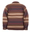 Freenote Cloth - Benson Classic Wool Overshirt - Brown Stripe