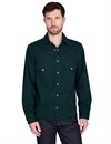 Freenote Cloth - Bodie Western Shirt - Forest Green Twill