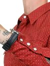 Freenote Cloth - Calico Linen Western Shirt - Red Polka Dot