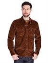 Freenote Cloth - Calico Western Corduroy Shirt - Brown