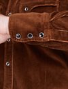 Freenote Cloth - Calico Western Corduroy Shirt - Brown