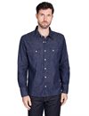Freenote Cloth - Calico Western Shirt Rinsed Denim 6 oz - Indigo