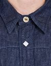 Freenote Cloth - Calico Western Shirt Rinsed Denim 6 oz - Indigo