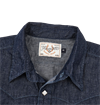 Freenote Cloth - Calico Western Shirt Rinsed Denim 6 oz - Indigo