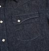 Freenote Cloth - Calico Western Shirt Rinsed Denim 6 oz - Indigo