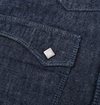 Freenote Cloth - Calico Western Shirt Rinsed Denim 6 oz - Indigo