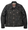 Freenote Cloth - Classic Denim Jacket Black White Slub Denim - 17oz