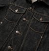 Freenote Cloth - Classic Denim Jacket Black White Slub Denim - 17oz